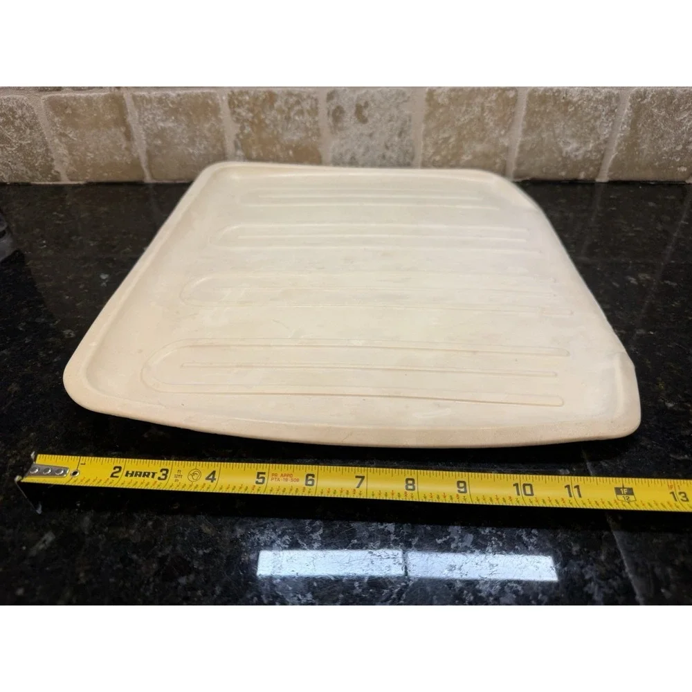 Vintage Rubbermaid‎ Dish Draining Tray - Almond/Beige - Model 1180 - Firm Rubber